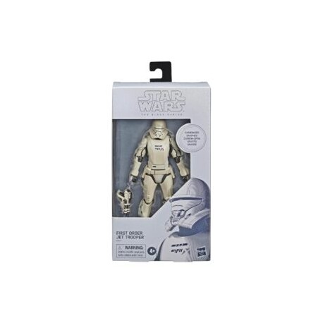 Jet Trooper Carbonized Black Series 6 pulgadas Star wars (De segunda Mano)