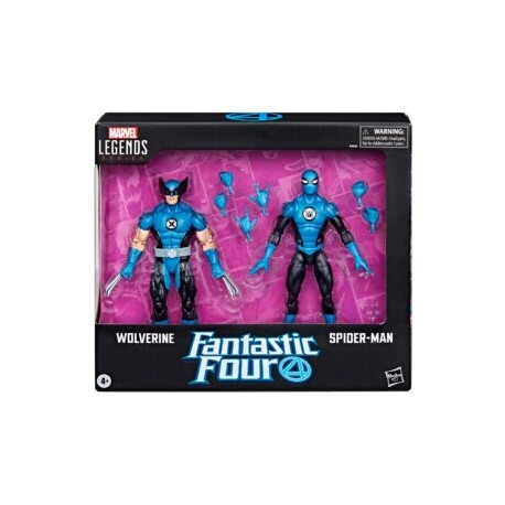 PREVENTA: Fantastic Four Marvel Legends Series Wolverine and Spider-Man