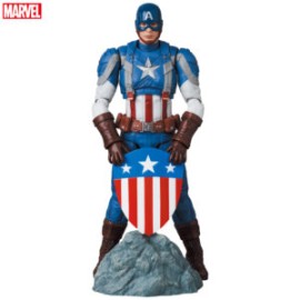 PREVENTA: MAFEX (No.220): Captain America The Winter Soldier – Captain America (Classic Suit Ver.) [Medicom Toy]