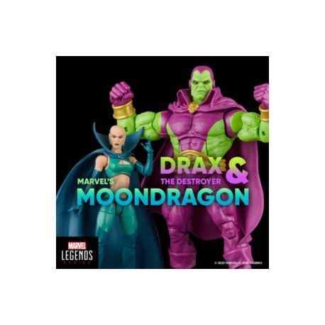 PREVENTA: Marvel Legends Series Drax el destructor y Moondragon EXCLUSIVO